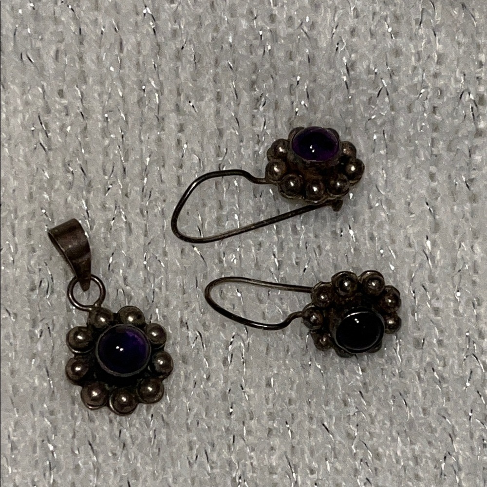 Elegant Purple Jewelry Set